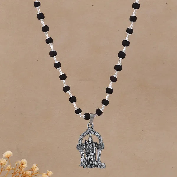 Karungali Mala With Murgan Locket