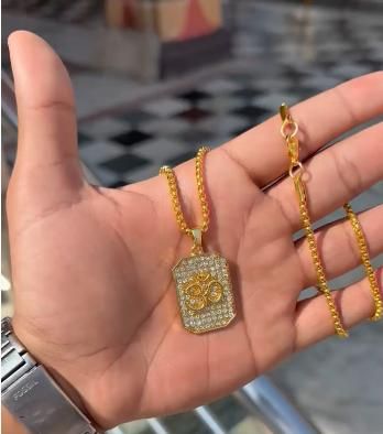 Divine Om Pendant with Chain