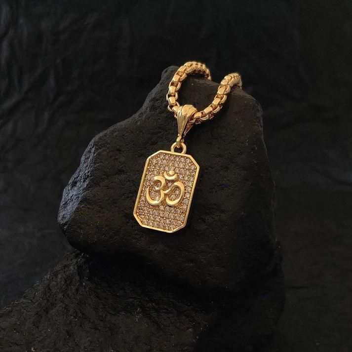 Divine Om Pendant with Chain