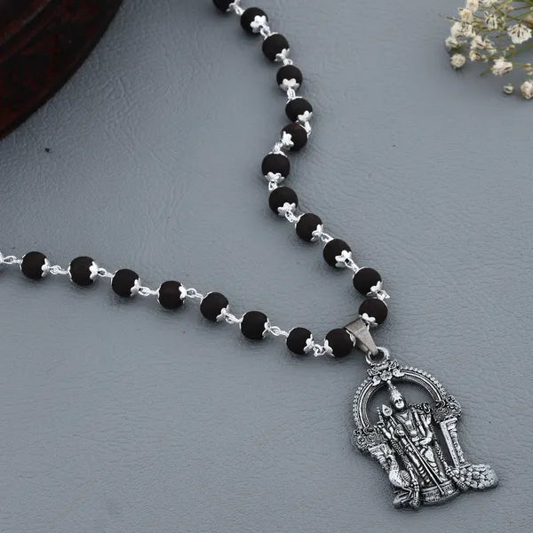 Karungali Mala With Murgan Locket